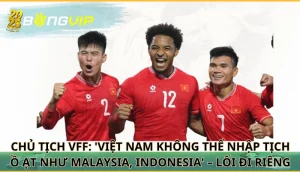 Chủ tịch VFF: 'Việt Nam không thể nhập tịch ồ ạt như Malaysia, Indonesia'