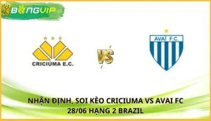 soi kèo Criciuma vs Avai FC