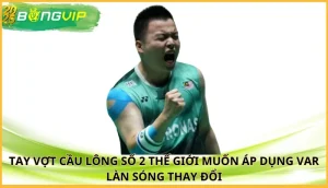 tay vợt cầu lông số 2 thế giới muốn áp dụng VAR